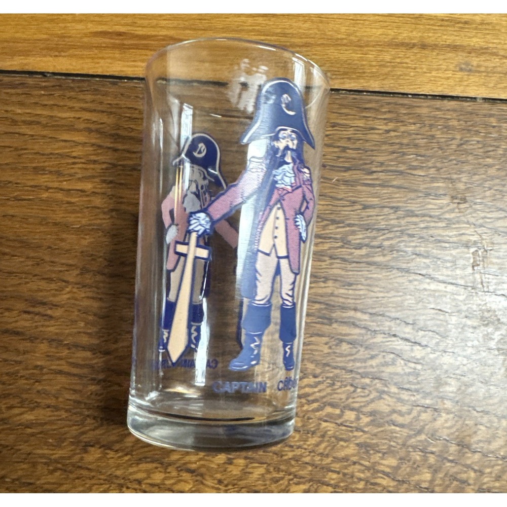 Vintage McDonald's Glass -  Captain Crook (Evil Master of‎ the Filet-o-Fish)